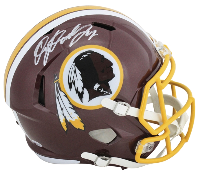 Dwayne Haskins Signed Riddell Washington Redskins Full Size Replica Speed Helmet (Beckett/BAS)