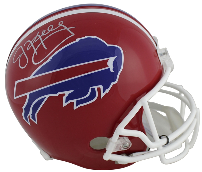 Jim Kelly Signed Riddell Buffalo Bills Full Size Replica Model Helmet (Beckett/BAS)