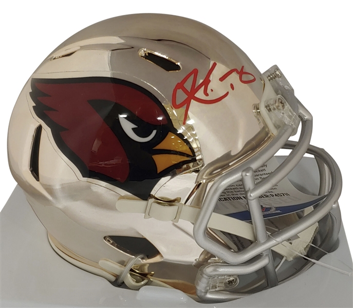 Kyler Murray Signed AZ Cardinals Chrome Speed Style Mini Helmet (Beckett/BAS)