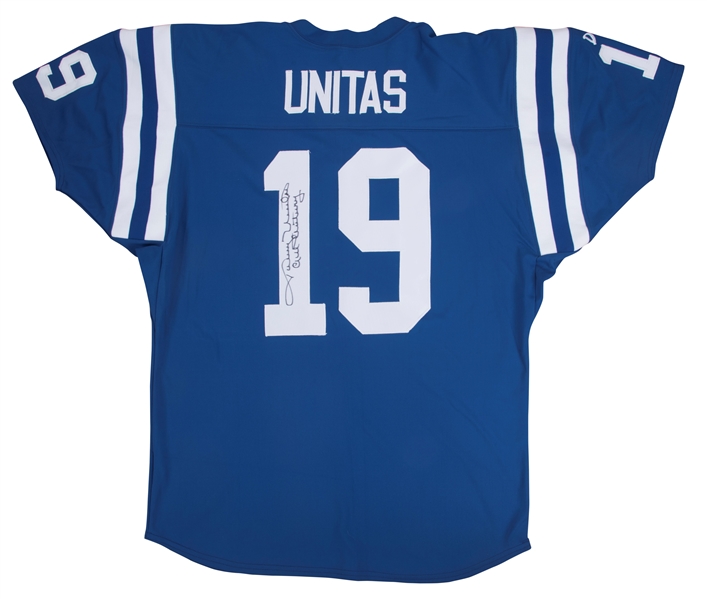 Johnny Unitas Signed Colts Jersey w/ Rare "All Century" Inscription! (Beckett/BAS)
