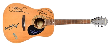 The Eagles Exceptional Group Signed Guitar w/ 5 Signatures - One of the Finest to Surface! (Beckett/BAS & REAL/Epperosn)