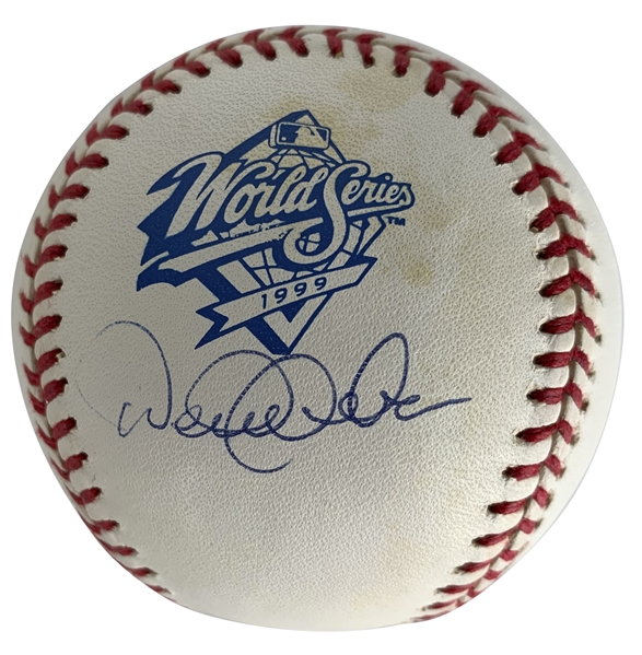 Derek Jeter Vintage Signed 1999 World Series Baseball (Steiner Sports)