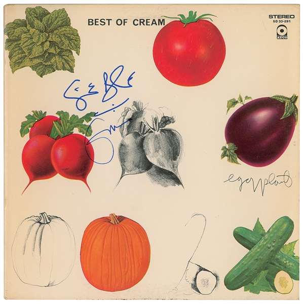 Cream: Eric Clapton & Ginger Baker Dual Signed "Best of Cream" Album (Beckett/BAS)