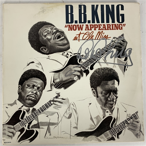B.B. King Signed "Now Appearing" Album (Beckett/BAS)