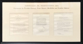 President John F. Kennedy Signed White House Letter w/ Vietnam Oil Content! (PSA/DNA)