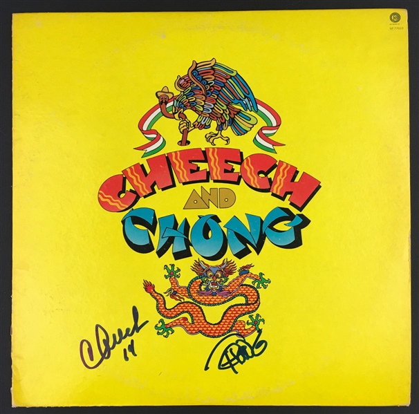 Cheech & Chong Dual Signed Laser Disc (JSA)