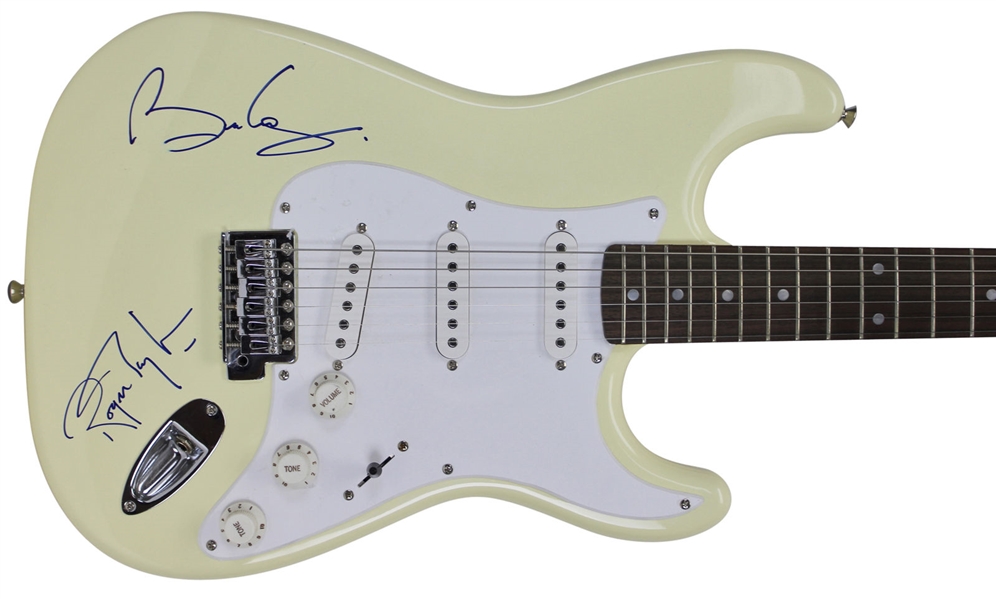 Queen: Rare Brian May & Roger Taylor Dual-Signed Fender Stratocaster Guitar (BAS/Beckett)