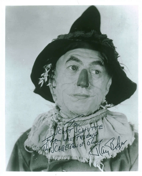 Wizard of Oz: Ray Bolger Signed 8" x 10" Photo as The Scarecrow (Beckett/BAS)