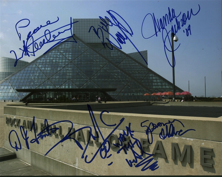 2009 Rock N Roll Hall of Fame Signed 8" x 10" Photograph w/ Fontana, Oldham & Others! (JSA)