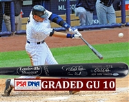 Derek Jeter Signed & Game Used 2001-03 NY Yankees Baseball Bat - PSA/DNA Graded GU 10! (Steiner & Beckett/BAS)