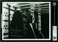 Star Wars: Alec Guinness & David Prowse Dual Signed 8" x 10" Lightsaber Battle Photo (Beckett/BAS Encapsulated)