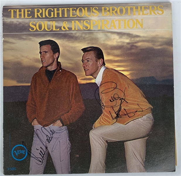 The Righteous Brothers Group Signed "Soul & Inspiration" Album (JSA)