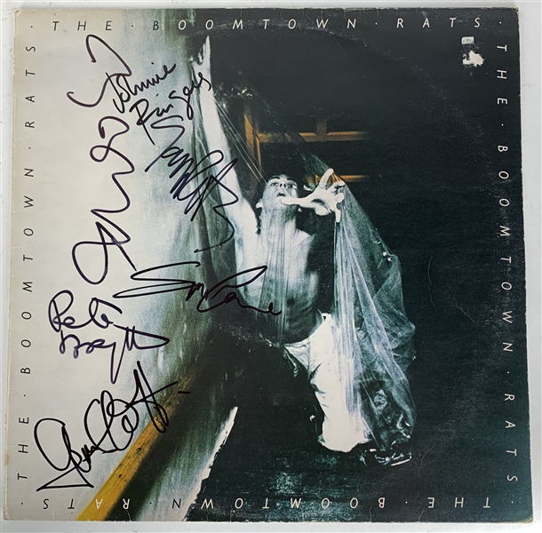 Boomtown Rats Group Signed Album w/ 6 Signatures! (Beckett/BAS Guaranteed)