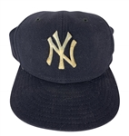 Derek Jeter Rare Game Used/Worn c.1998 New York Yankees Hat (PSA/DNA)