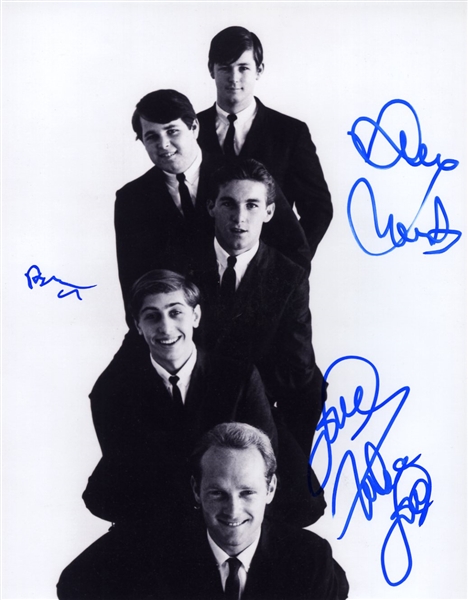 The Beach Boys Group Signed 11" x 14" B&W Photo (3 Sigs)(REAL/Epperson)