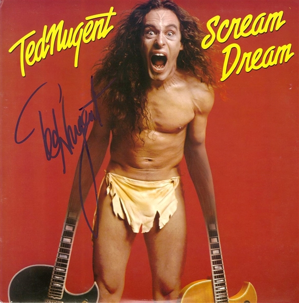 Ted Nugent Signed "Scream Dream" Record Album (Beckett/BAS)