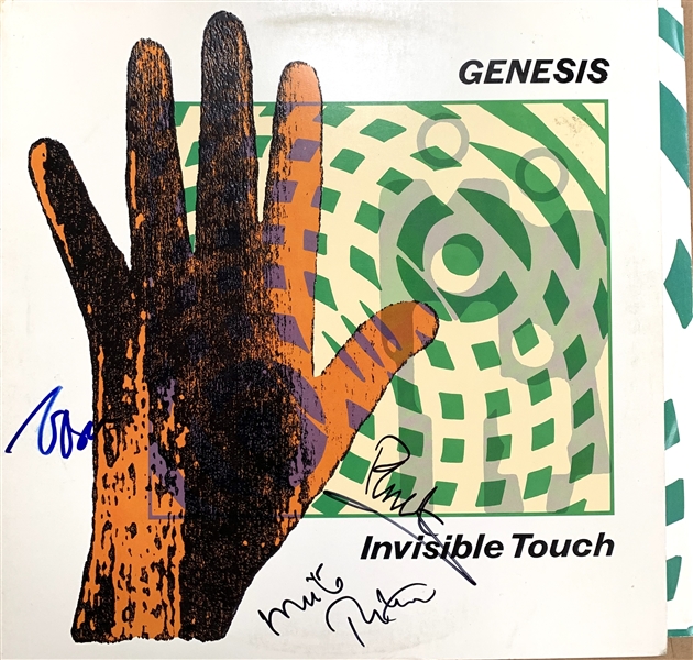 Genesis Group Signed "Invisible Touch" Group Signed Album (Epperson/REAL)