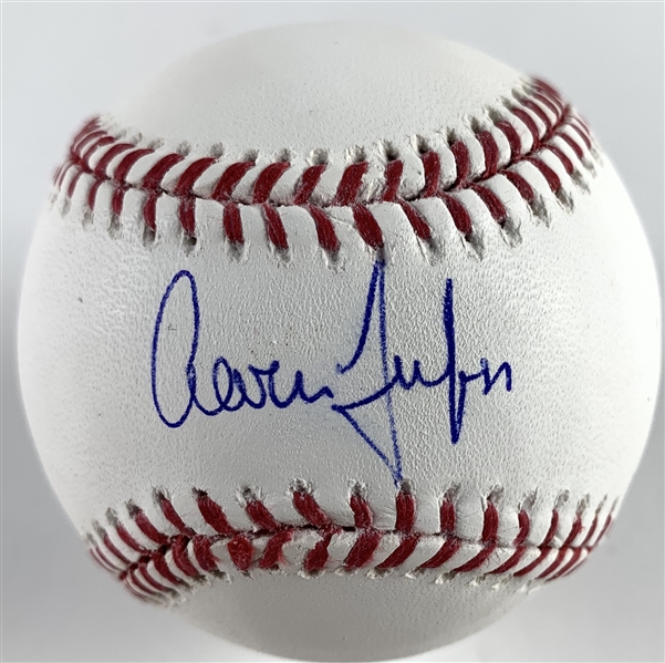 Aaron Judge Single Signed OML Baseball (PSA/DNA)