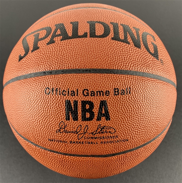 Spalding Official NBA Leather Game Model Basketball (Unsigned)