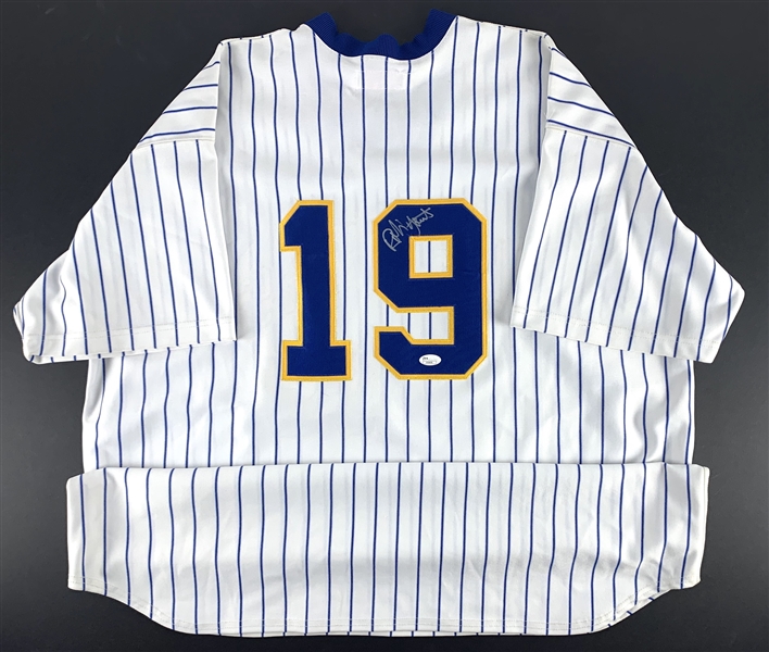 Robin Yount Signed Milwaukee Brewers 1982 M&N Throwback Model Jersey (JSA)