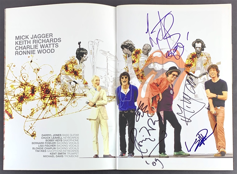 The Rolling Stones Group Signed 2005-06 "A Bigger Bang" World Tour Program (Epperson/REAL)