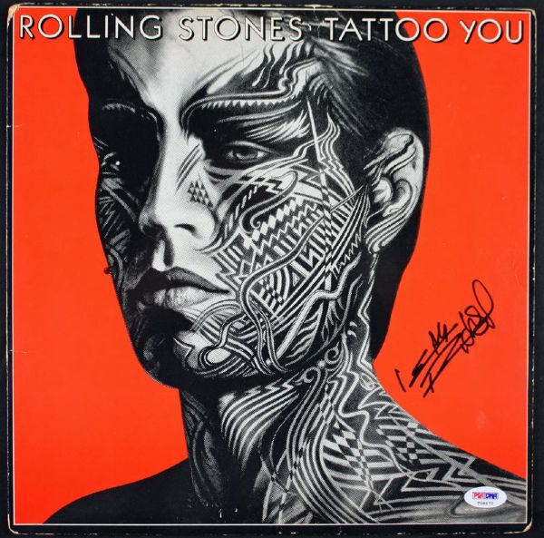 The Rolling Stones: Keith Richards Signed "Tattoo You" Album - PSA/DNA Graded GEM MINT 10!