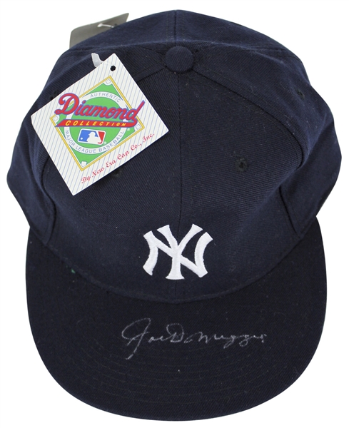 Joe DiMaggio Signed New Era Yankees Baseball Hat (JSA)