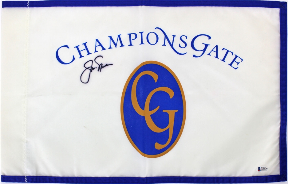 Jack Nicklaus Signed Champions Gate Golf Flag (Beckett/BAS)