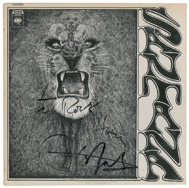 Santana Signed Self-Titled Debut Album (John Brennan Collection)(Beckett/BAS Guaranteed)