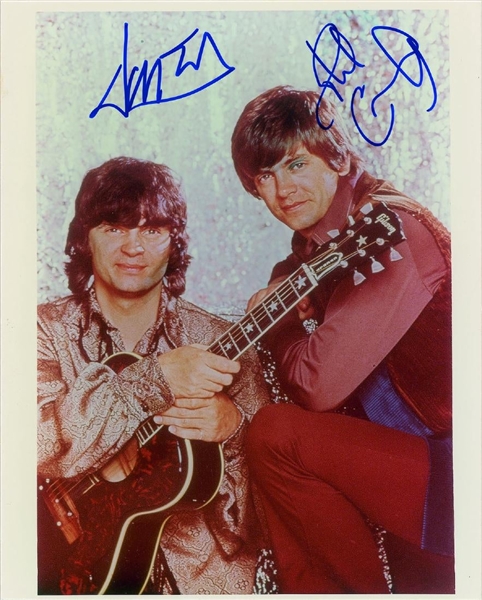 The Everly Brothers Signed 8" x 10" Color Photograph (John Brennan Collection)(Beckett/BAS Guaranteed)