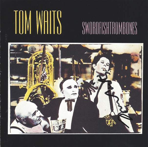 Tom Waits Signed "Swordfishtrombones" CD (Beckett/BAS)