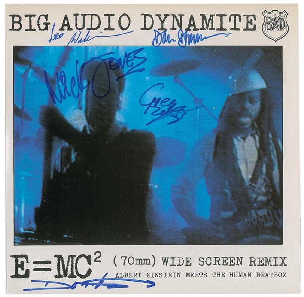Big Audio Dynamite Group Signed "Medicine Show" Record Album (John Brennan Collection)(Beckett/BAS Guaranteed)
