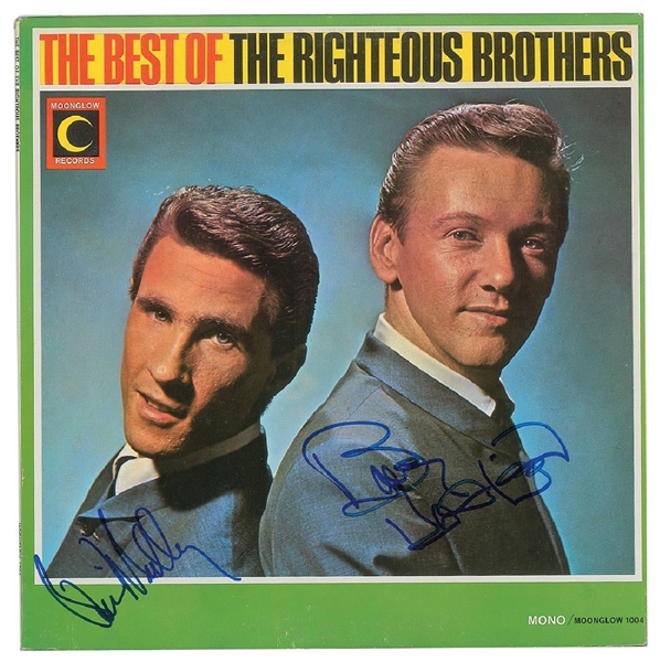 The Righteous Brothers Dual Signed "Best of" Record Album (John Brennan Collection)(Beckett/BAS Guaranteed)