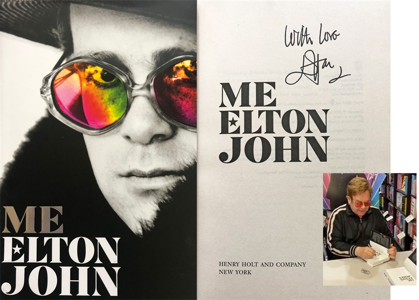 Sir Elton John Signed Hardcover First Edition Book "Me" - 1 of Only 100 Signed Copies! (Beckett/BAS)