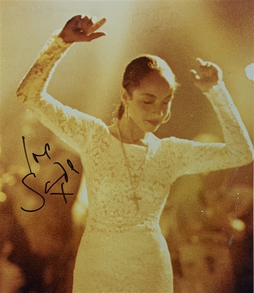 Sade In-Person Signed 8" x 10" Color Photo (John Brennan Collection)(Beckett/BAS Guaranteed)
