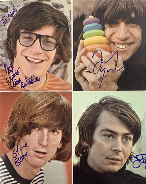The Lovin Spoonful: Lot of Four (4) Signed 8" x 10" Photos w/Sebastian, Boone, Yester & Butler (John Brennan Collection)(Beckett/BAS Guaranteed)