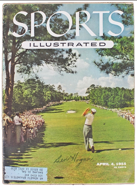 Ben Hogan Signed 1955 Sports Illustrated Magazine (PSA/DNA)