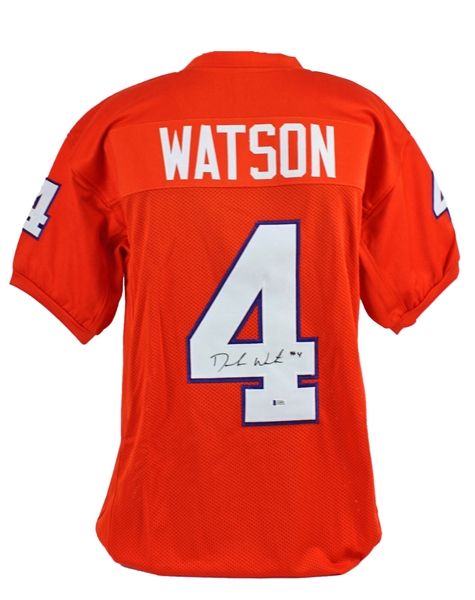 Deshaun Watson Signed Clemson University Jersey (Beckett/BAS)