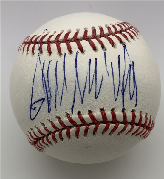 President Donald Trump Single Signed OML Baseball (JSA)