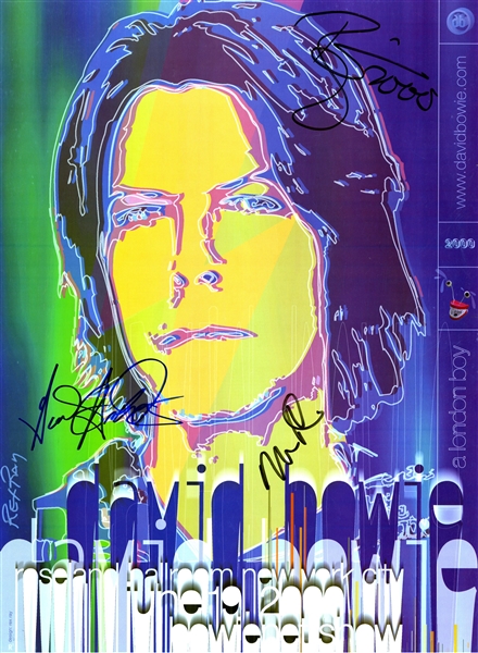 David Bowie Signed Rex Ray Poster: Roseland Ballroom, NYC, June 2000: From Rexs Personal Collection! (REAL/Epperson & Rex Ray LOA)