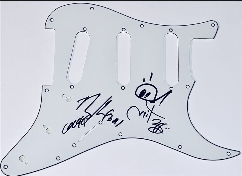311 Band Signed Stratocaster-Style Pickguard w/ 4 Signatures (ACOA)