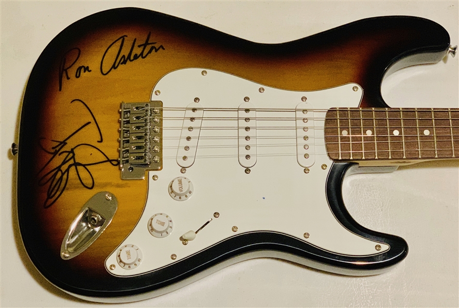 Iggy Pop & The Stooges Signed Stratocaster Style Electric Guitar (John Brennan Collection)(Beckett/BAS Guaranteed)