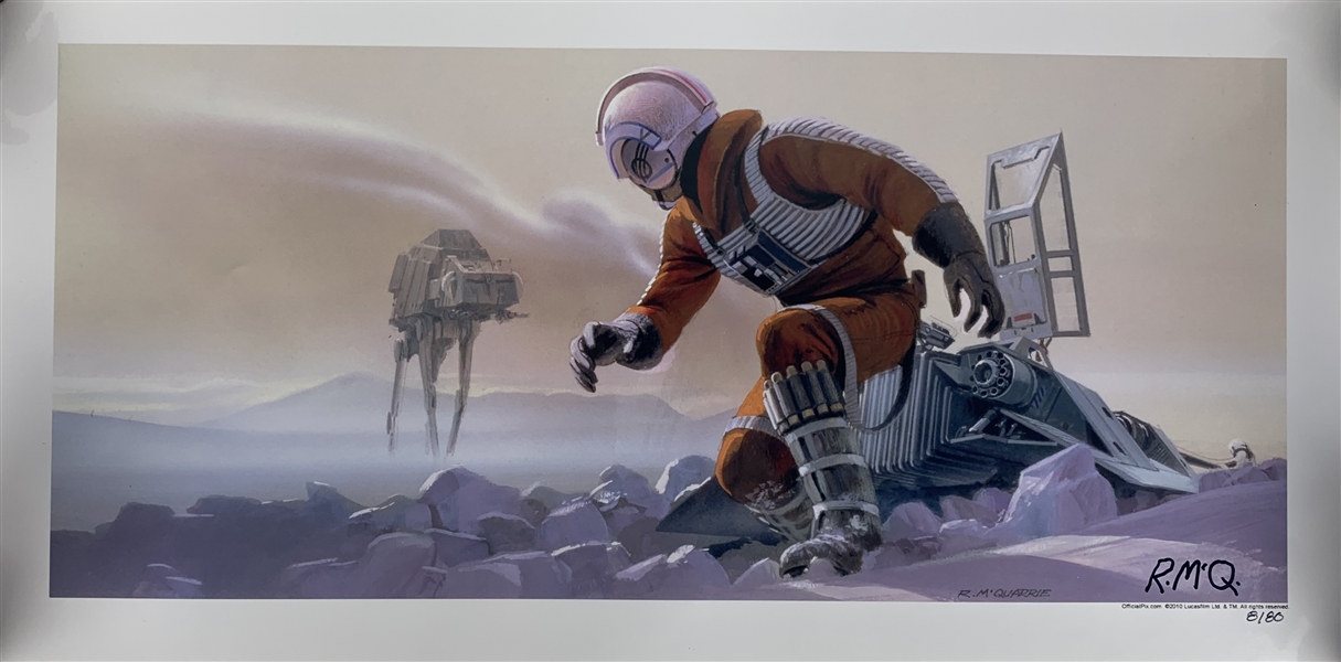 Ralph McQuarrie Signed 10" x 20" Celebration 5 Exclusive Print (Beckett/BAS Guaranteed)