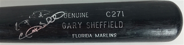 Gary Sheffield Early Signed & Game Used c.1993-97 Baseball Bat (PSA/DNA)