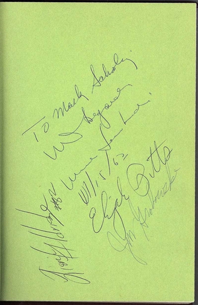 1966 Super Bowl I Green Bay Packers Multi-Signed "Run To Daylight" Book w/ Lombardi! (PSA/DNA)