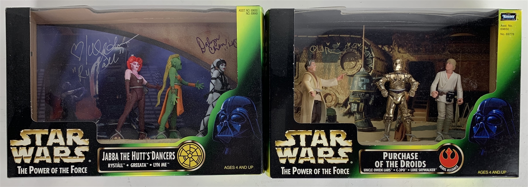 Lot of Two (2) The Power of the Force Signed Kenner Toys w/ Phil Brown! (Beckett/BAS Guaranteed)