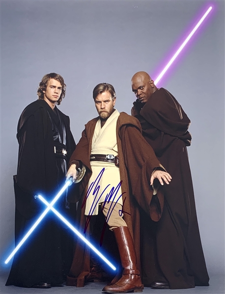 Ewan McGregor Signed 11" x 14" Color Photo from "Revenge of the Sith" (#1)(Beckett/BAS Guaranteed)