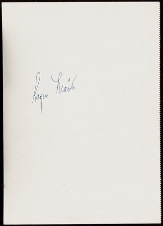 Roger Maris RARE Rookie-Era Signed 5" x 7" Cleveland Indians Photograph (Beckett/BAS)
