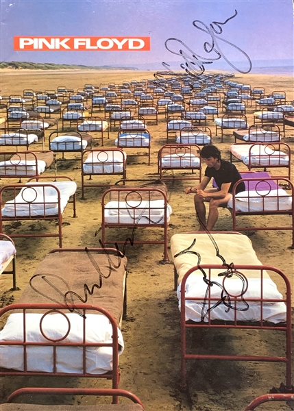 Pink Floyd Group Signed "Momentary Lapse of Reason" World Tour Program Cover (PSA/DNA & Epperson/REAL LOAs)
