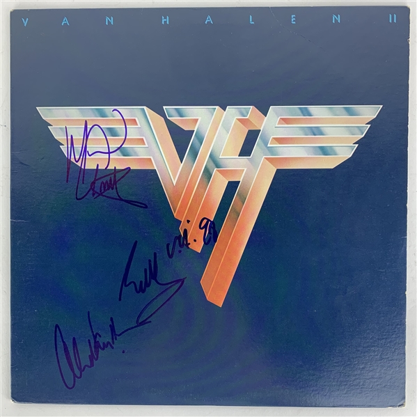 Van Halen Group Signed "Van Halen II" Album w/ 3 Signatures! (Beckett/BAS Guaranteed)